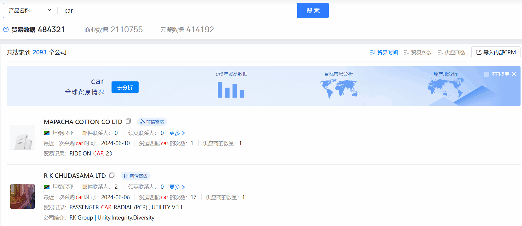 坦桑尼亚海关数据,海关数据,威九国际V9海关数据